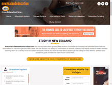 Tablet Screenshot of newzealandeducation.info